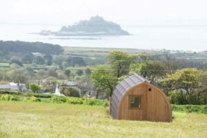 Mounts Bay - The best view from a glamping pod in Cornwall